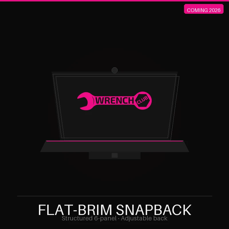 Flat-Brim Snapback product render